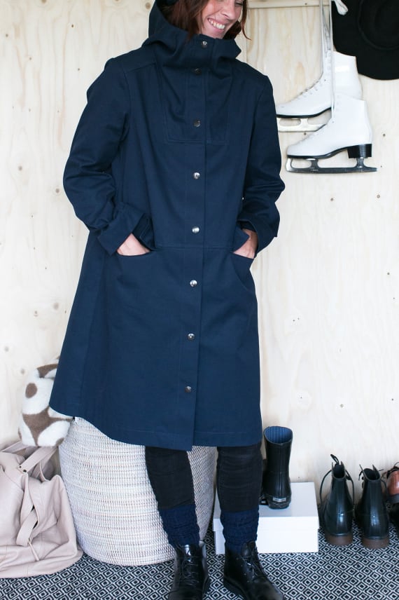 KAAVA HOODIE PARKA valkoinen